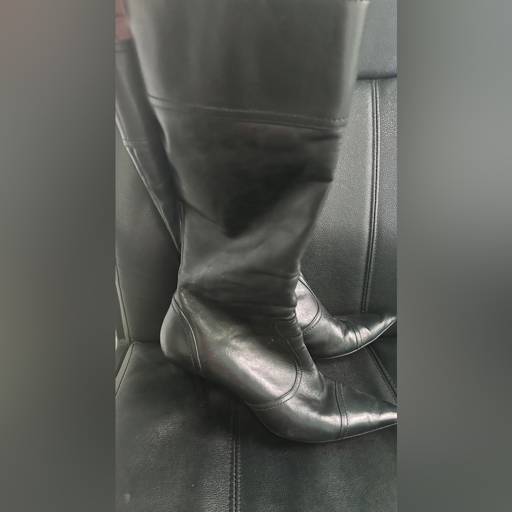 Vintage Leather Extended Calf Long Eddie Bauer Boots